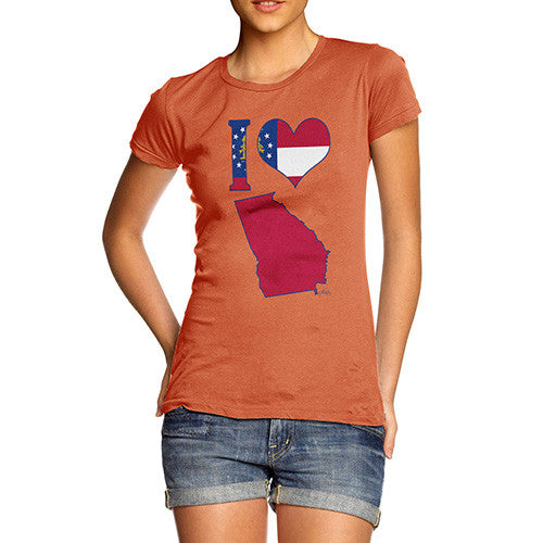 Women's I Love Georgia T-Shirt