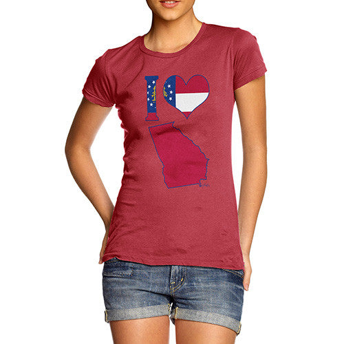 Women's I Love Georgia T-Shirt