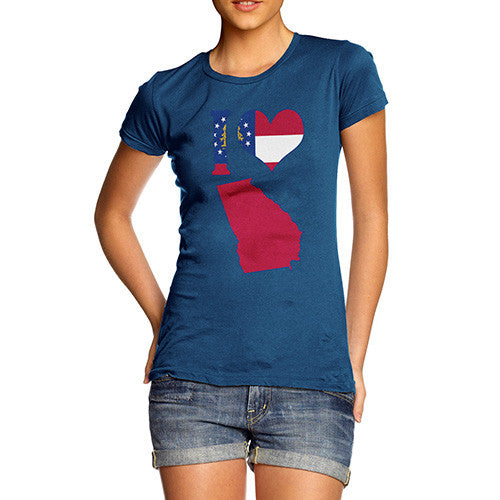 Women's I Love Georgia T-Shirt