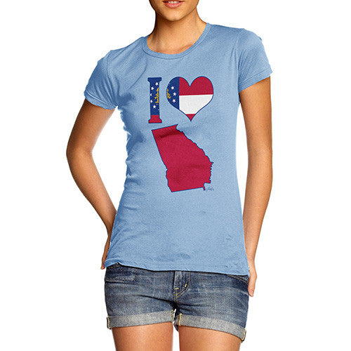 Women's I Love Georgia T-Shirt