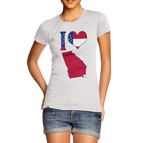 Women's I Love Georgia T-Shirt