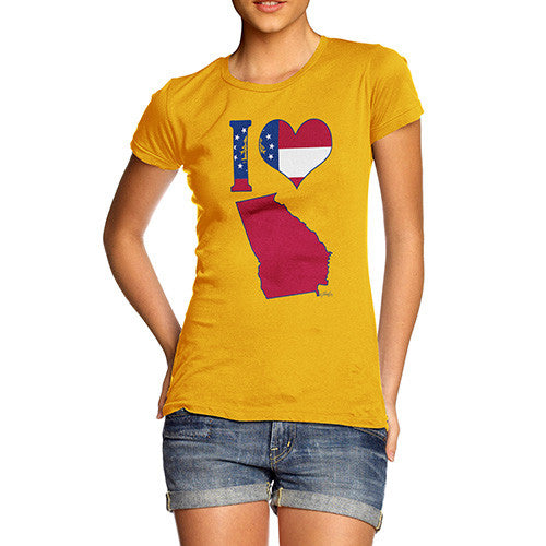 Women's I Love Georgia T-Shirt