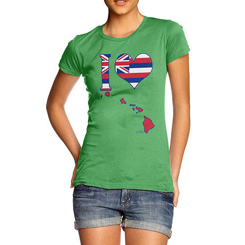 Women's I Love Hawaii T-Shirt