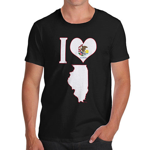 Men's I Love Illinois T-Shirt