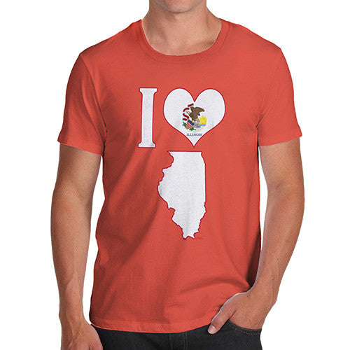 Men's I Love Illinois T-Shirt