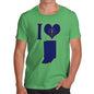 Men's I Love Indiana T-Shirt