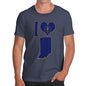 Men's I Love Indiana T-Shirt