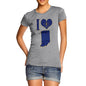 Women's I Love Indiana T-Shirt