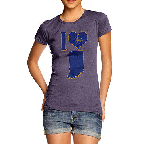 Women's I Love Indiana T-Shirt