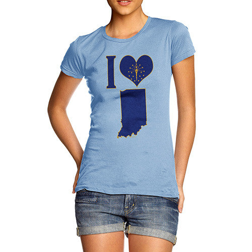 Women's I Love Indiana T-Shirt