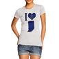 Women's I Love Indiana T-Shirt