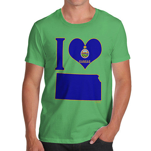 Men's I Love Kansas T-Shirt