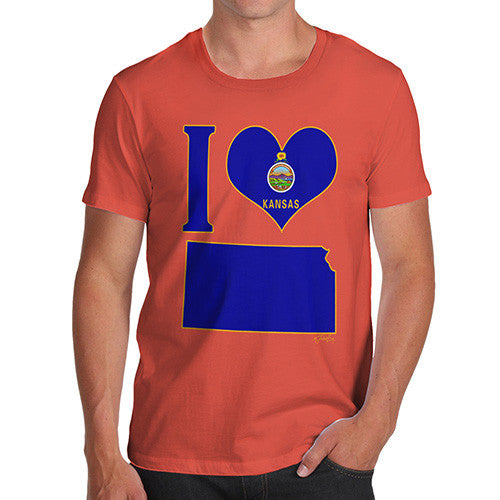 Men's I Love Kansas T-Shirt