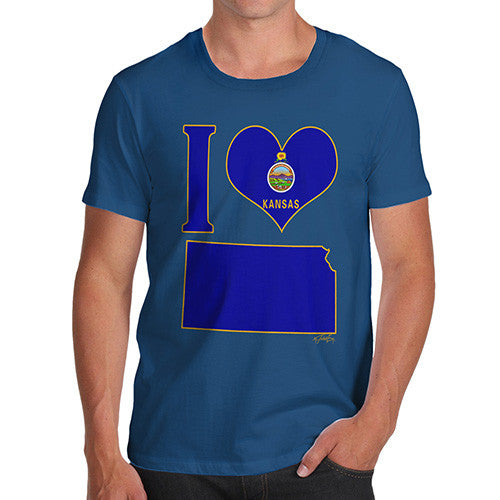 Men's I Love Kansas T-Shirt