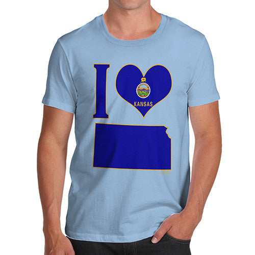 Men's I Love Kansas T-Shirt