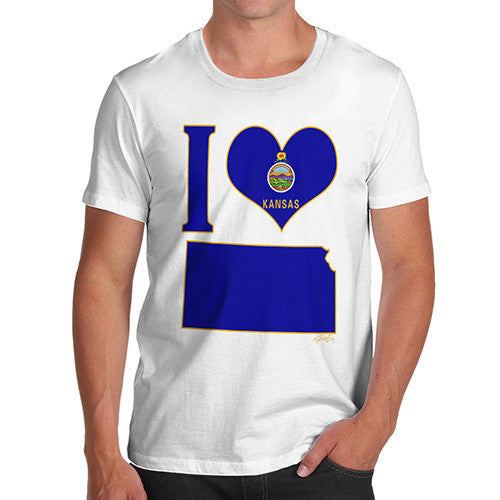 Men's I Love Kansas T-Shirt