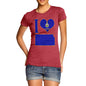 Women's I Love Kansas T-Shirt