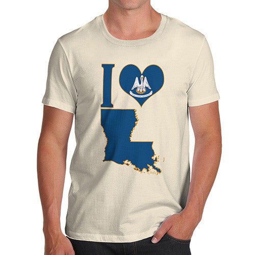 Men's I Love Louisiana T-Shirt