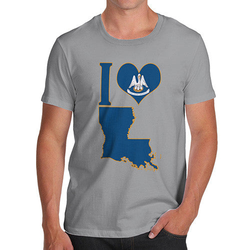 Men's I Love Louisiana T-Shirt