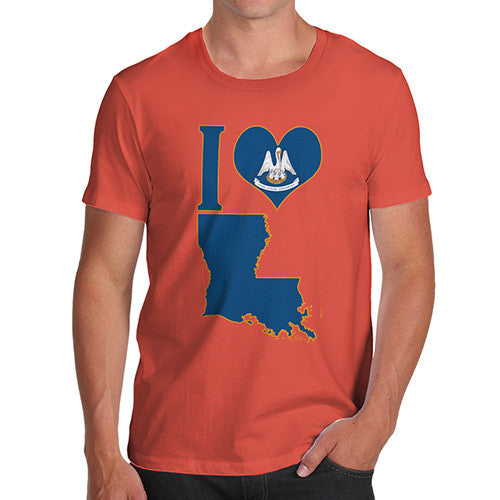 Men's I Love Louisiana T-Shirt