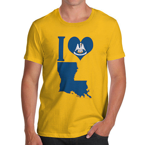 Men's I Love Louisiana T-Shirt