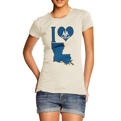 Women's I Love Louisiana T-Shirt