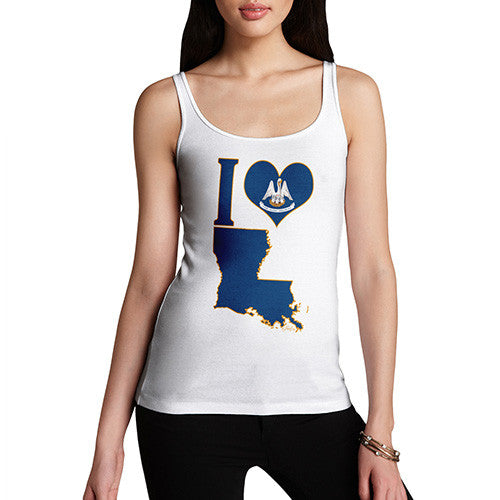 Women's I Love Louisiana Tank Top