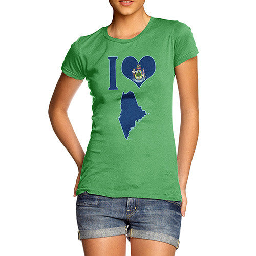 Women's I Love Maine T-Shirt