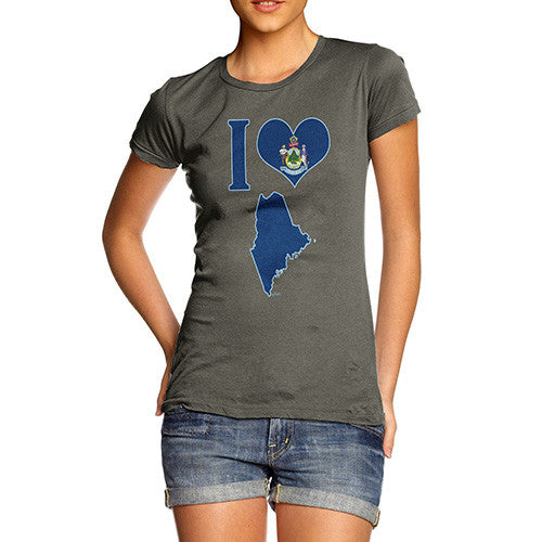 Women's I Love Maine T-Shirt