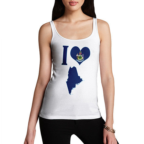 Women's I Love Maine Tank Top