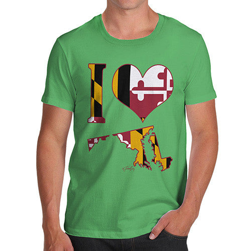 Men's I Love Maryland T-Shirt