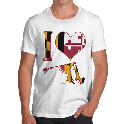 Men's I Love Maryland T-Shirt