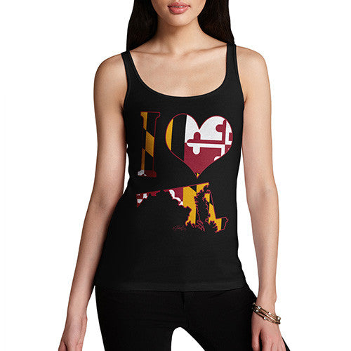 Women's I Love Maryland Tank Top