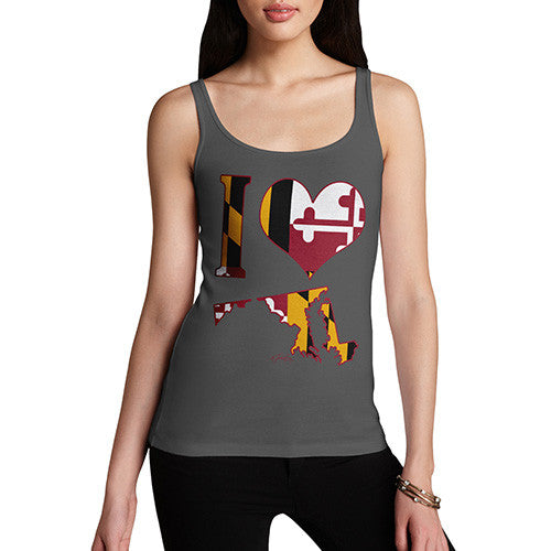 Women's I Love Maryland Tank Top