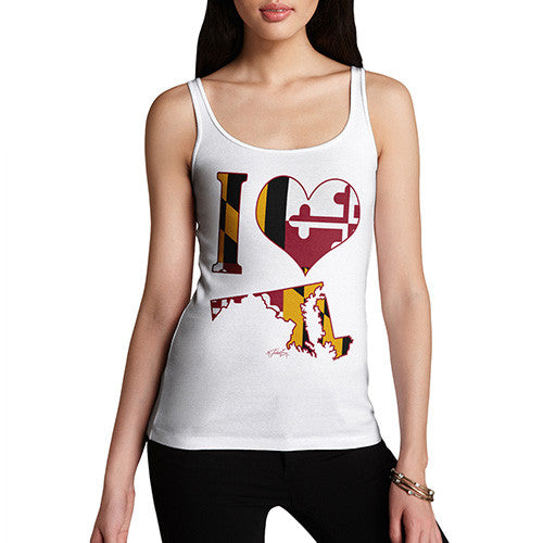 Women's I Love Maryland Tank Top