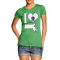 Women's I Love Massachusetts T-Shirt