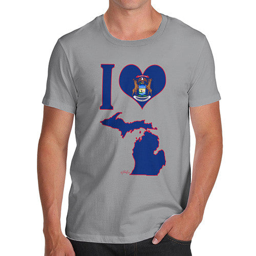 Men's I Love Michigan T-Shirt