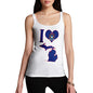 Women's I Love Michigan Tank Top