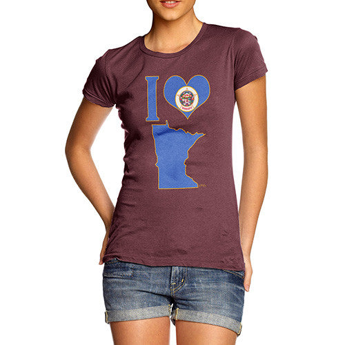 Women's I Love Minnesota T-Shirt