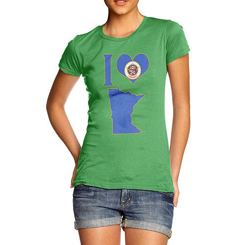 Women's I Love Minnesota T-Shirt