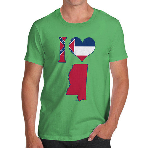 Men's I Love Mississippi T-Shirt