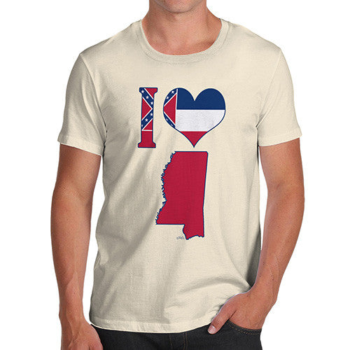 Men's I Love Mississippi T-Shirt