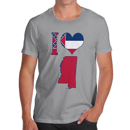 Men's I Love Mississippi T-Shirt