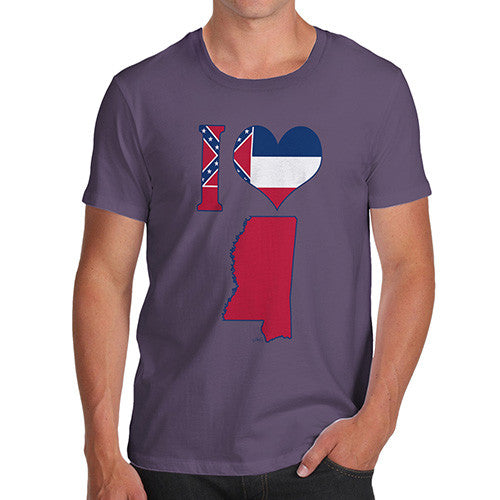 Men's I Love Mississippi T-Shirt