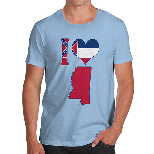 Men's I Love Mississippi T-Shirt