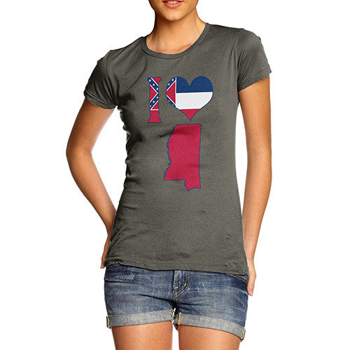 Women's I Love Mississippi T-Shirt