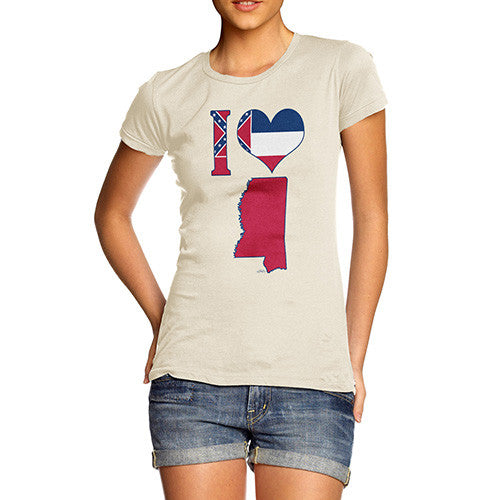 Women's I Love Mississippi T-Shirt