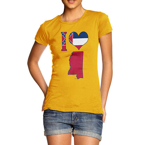 Women's I Love Mississippi T-Shirt