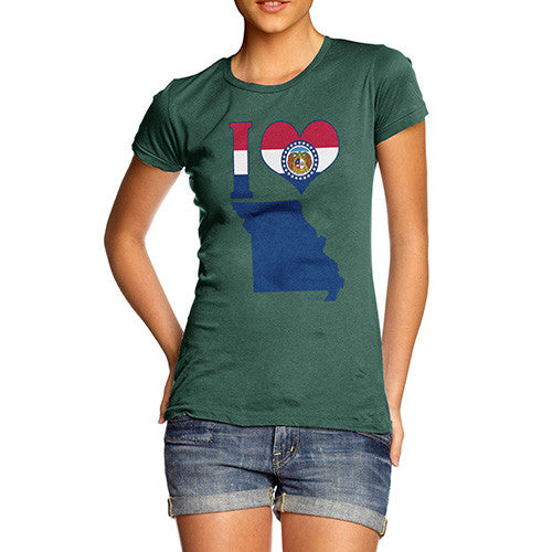 Women's I Love Missouri T-Shirt