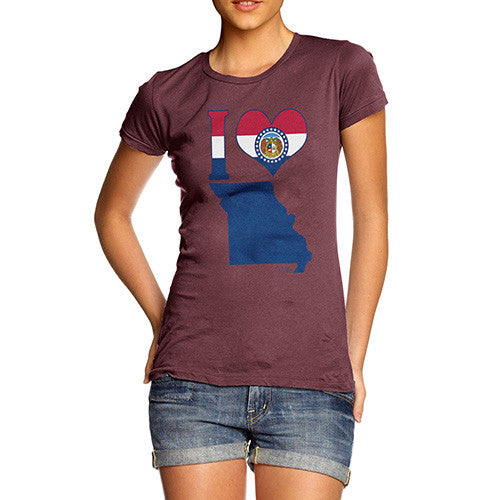 Women's I Love Missouri T-Shirt